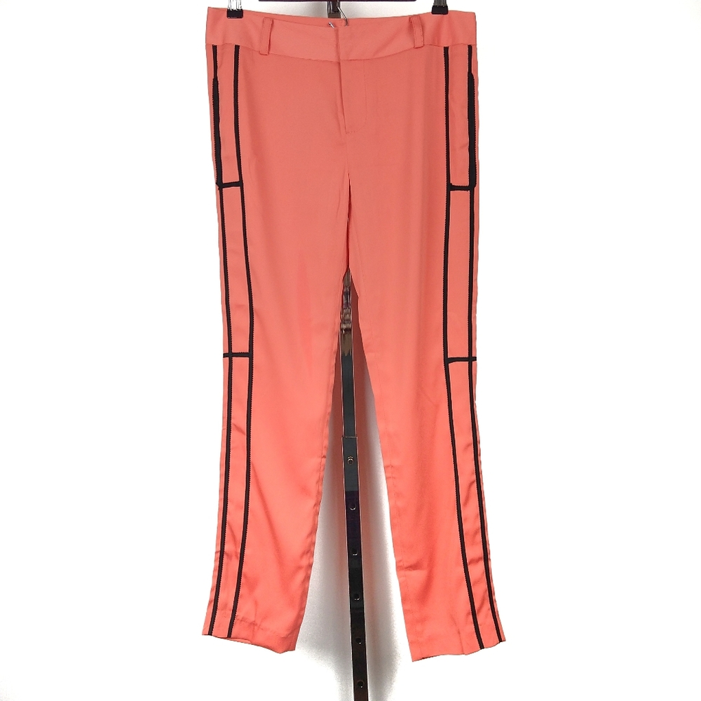 Vero Moda classic coral 9/10 slim pants